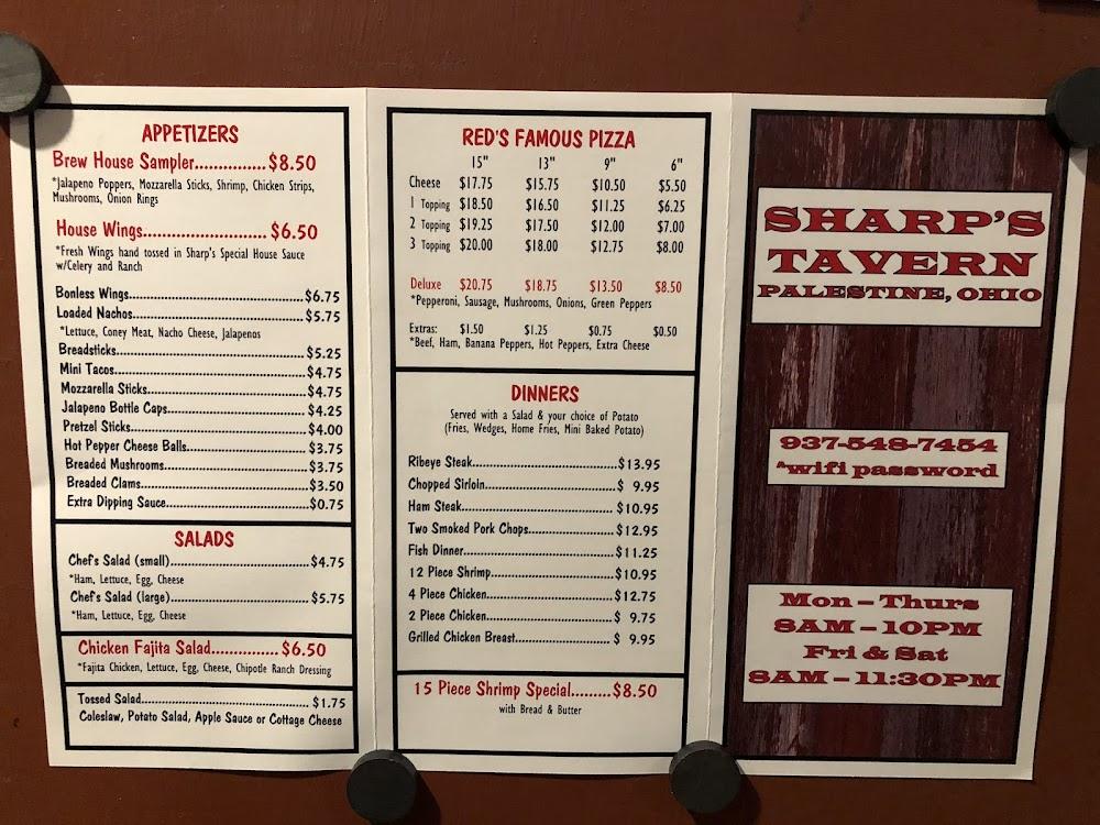 Sharp's Tavern Menu image 4